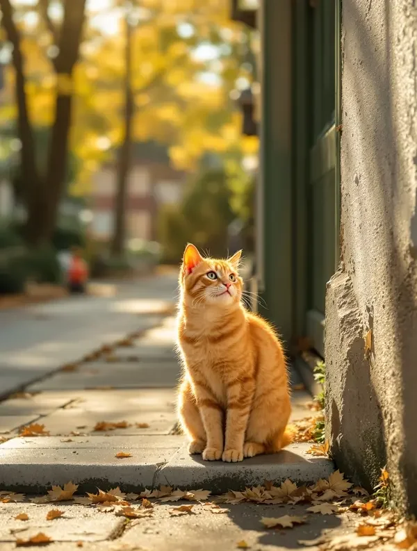 街角的猫